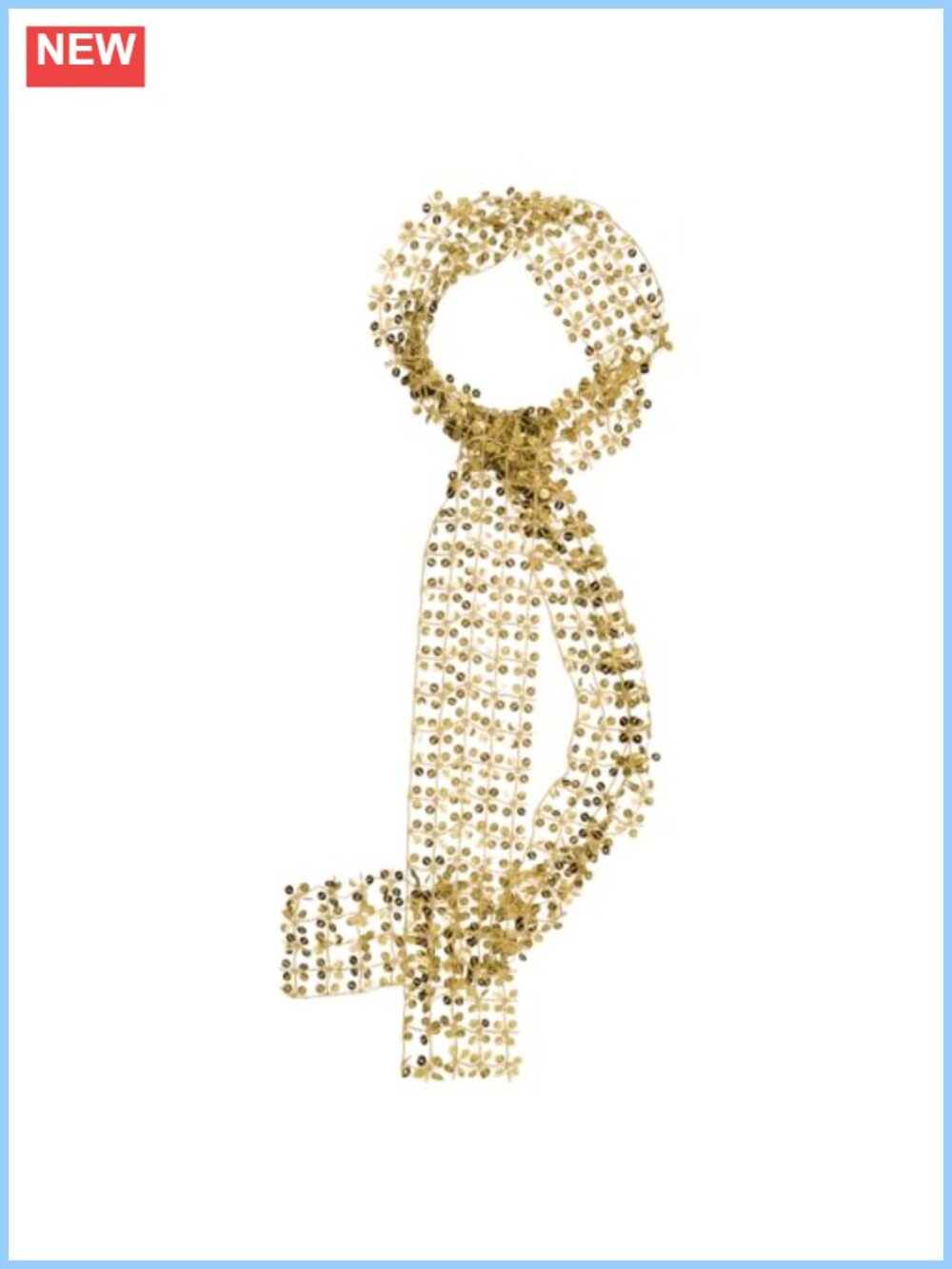 Skinny Sequin Fashion Scarf Sparkling Long Women's Party Nightclub Accessory